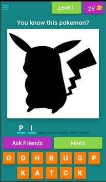 Quiz of Pokemon screenshot 1