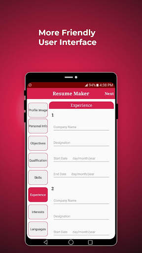 Resume Builder CV Maker 2021 screenshot 7