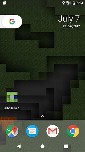 Cube Terrain 3D Live Wallpaper screenshot 5