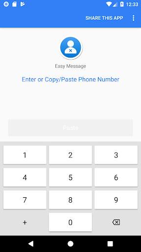 Easy Message: text w/o contact screenshot 2