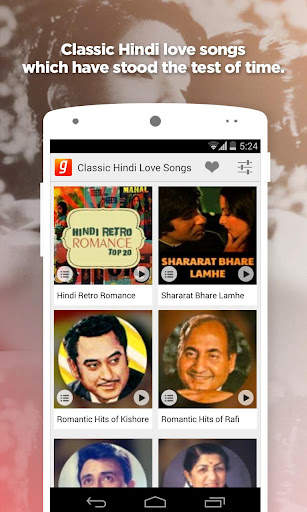 हिंदी गाने पुराने Old Hindi Love Songs Music App screenshot 1
