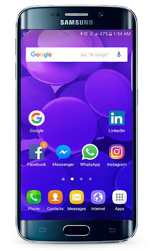 Galaxy S8 launcher theme screenshot 1