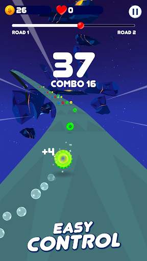 Space Road: color ball game screenshot 2