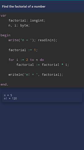 Pascal. Exercises screenshot 3