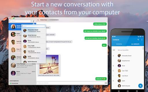 DeskSMS - Desktop Text Messaging Messenger скриншот 4
