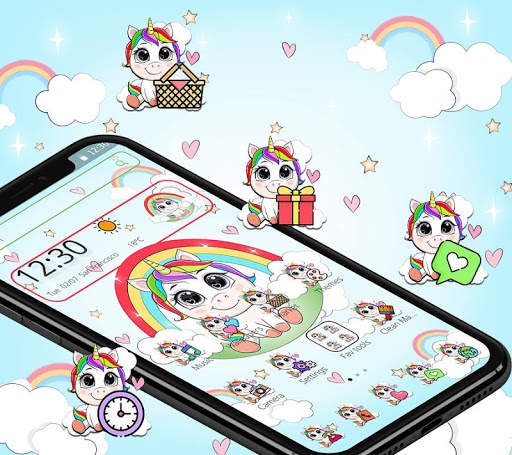 Sky Unicorn Theme screenshot 3