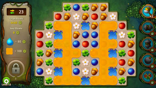 Match 3 Games - Forest Puzzle screenshot 1