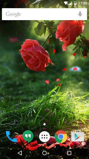 Red Rose Flower Live Wallpaper स्क्रीनशॉट 6