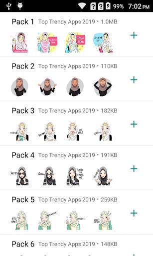Hijab Sticker - WAStickerApps screenshot 4