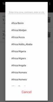 World Time Zones Clock / Time Zone Converter screenshot 5