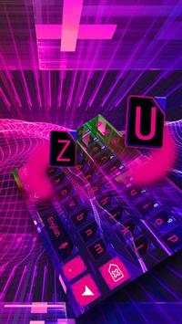 Neon tech light keyboard screenshot 1