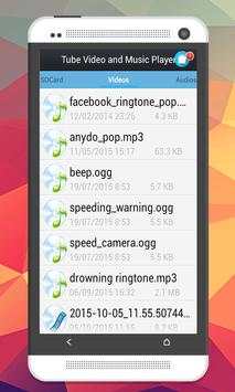 Tube Video and Music Player screenshot 1