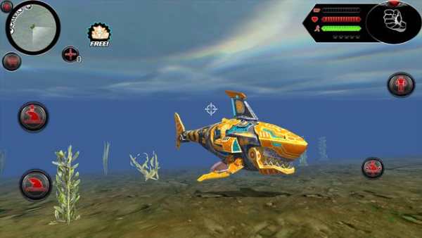 Angry Robot Shark - Transform Robot Shark Games screenshot 5