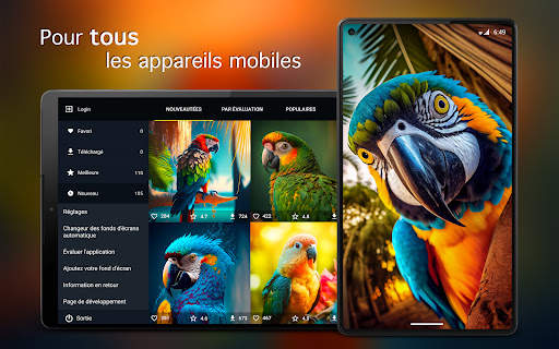 Perroquets Fonds d'écran 4K screenshot 6