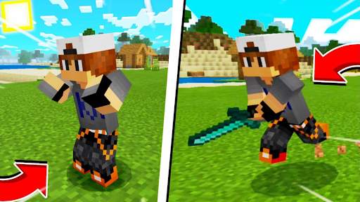 More Body Actions Mod MCPE screenshot 2