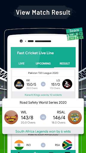 Fast cricket live line screenshot 5