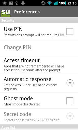 Superuser Elite screenshot 2