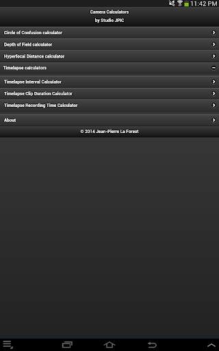 Camera Calculators screenshot 4