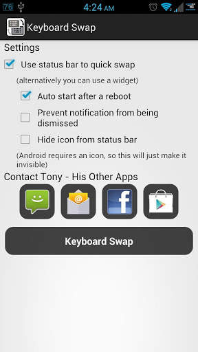 Keyboard Swap screenshot 1