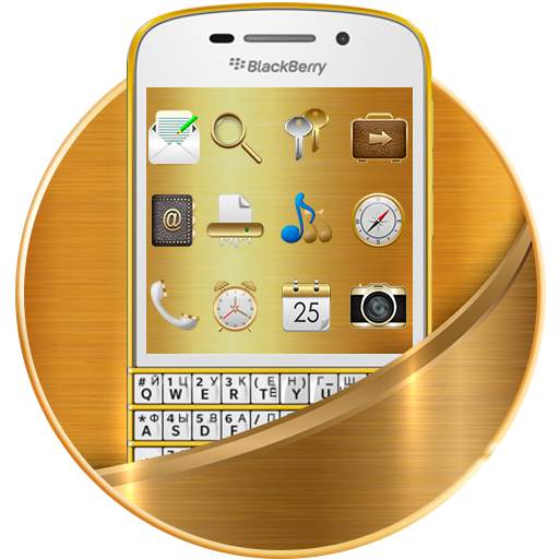 Gold Aureate BlackBerry Theme 1.1.6