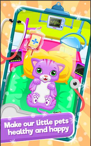 Little Cat Doctor Pet Vet Game screenshot 1