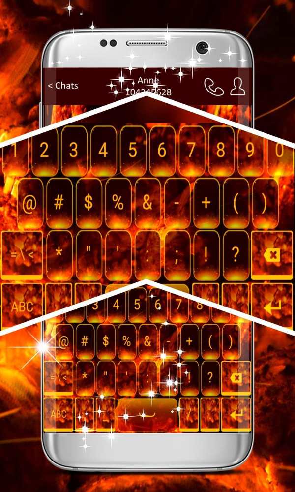 Fire Burning Keyboard Theme 4 تصوير الشاشة