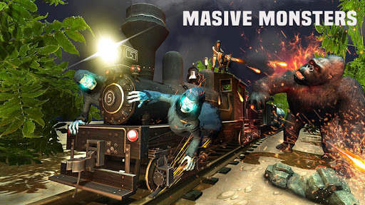 Uphill Sniper 3D: Monster Shooting Train Game screenshot 1