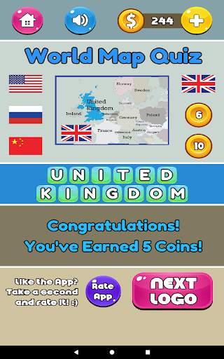 Fun Quizzes - World Map Quiz screenshot 15