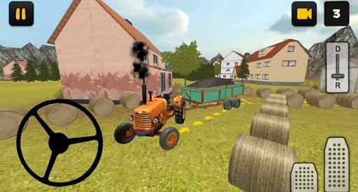Classic Tractor 3D: Sand Transport screenshot 1