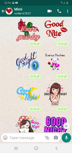 Good Night Sticker For Whatsapp screenshot 3