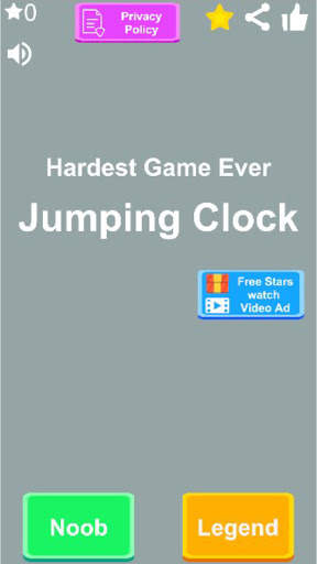 Frustrating Game Ever: Jumping Clock screenshot 1