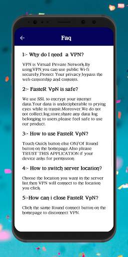 Faster Vpn | Free VPN Proxy Server  IP Changer screenshot 6