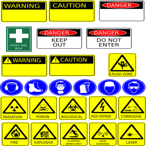 Health and safety icon