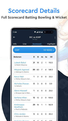 Live IPL 2020 - Live Cricket Score & News screenshot 3