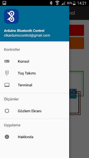 CLK Arduino Bluetooth Kontrol screenshot 2