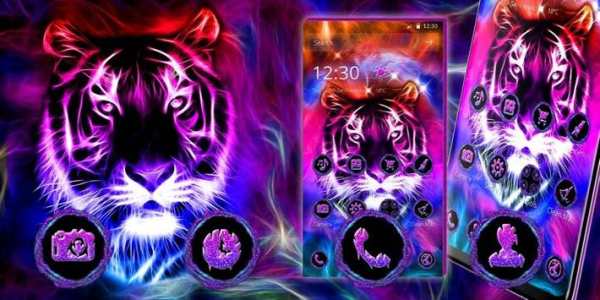 Neon Tiger Theme screenshot 4