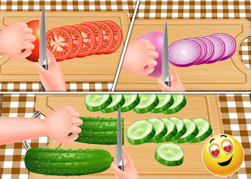 Perfect Burger Homemade Recipe - Girl Cooking Game screenshot 2