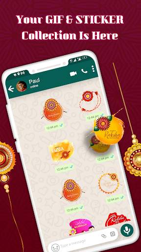 Rakhi GIF : Raksha Bandhan Stickers For Whatsapp screenshot 2