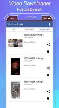 Video Downloader For Facebook screenshot 1