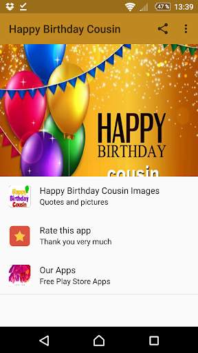 Happy Birthday Cousin screenshot 1
