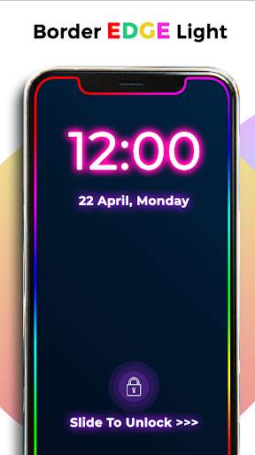 Edge Lighting Live Wallpaper - Border Edge Light screenshot 5