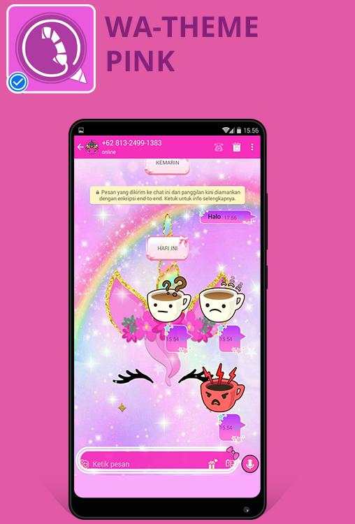 WA Pink Theme screenshot 4