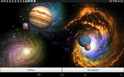 Space Live Wallpaper 3D screenshot 5