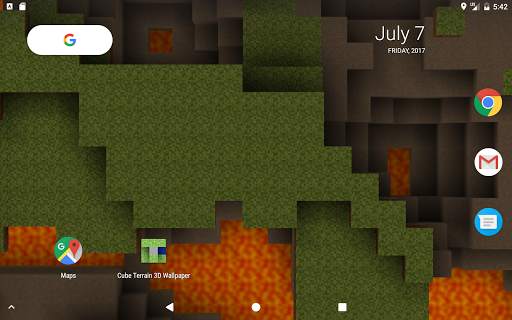 Cube Terrain 3D Live Wallpaper screenshot 10