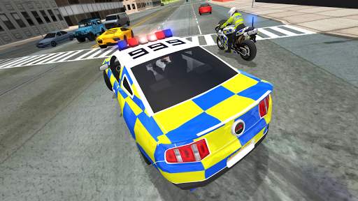 Police Car Driving vs Street Racing Cars screenshot 2