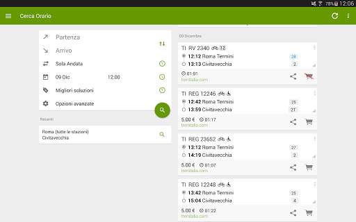 Train Timetable Italy screenshot 10