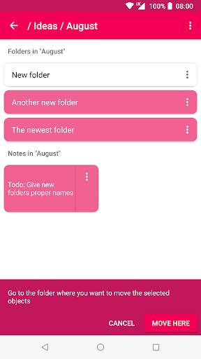 Notes & Folders 4 تصوير الشاشة