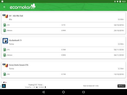 Distributori Metano, GPL e Colonnine by Ecomotori screenshot 15