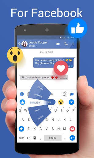 GO Keyboard Theme For Face App screenshot 2