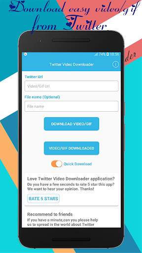 Video Downloader for Twitter screenshot 1